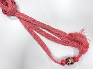 アンティーク　トンボ玉帯留め　手組帯締め　セット